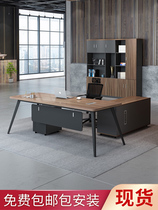 Boss desk Changsha office furniture simple modern single desk manager desk supervisor office table and chair combination