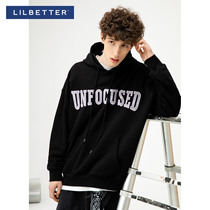 Lilbetter Sweater Men Hooded Loose Fashion Top Embroidery Print Mens Coats Autumn Street Clothes