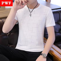 Summer new short sleeve T-shirt for mens Han edition swarm blouses with summer clothing individuality currents 100 lap half sleeves