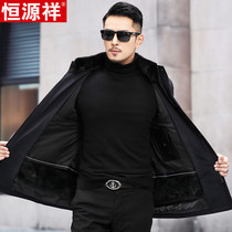 Parker clothing men 2021 new winter Haining fur coat long leather hair one ni overcome casual coat