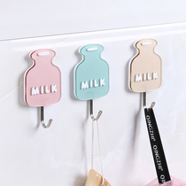 Cute viscose adhesive hook Wall Wall wall hanging cartoon car hanger nail free kitchen strong stick hook hook hook