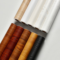 Wardrobe self-attached Boeing soft film Cabinet table door cabinet original wood grain self-adhesive wallpaper furniture refurbished stickers waterproof