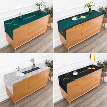 Shoe cabinet cover cloth thickened cotton linen waterproof rectangular table flag TV cabinet cover cloth dust-proof table cloth cover towel cloth art