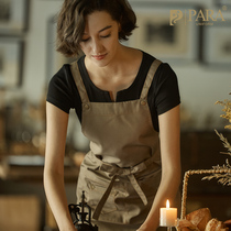 Apron home kitchen waterproof and oil-proof cute Japanese Korean female fashion custom logo milk tea shop overalls male