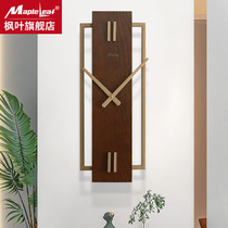 New Chinese Home Light Lavish Hanging Wall Clock Living Room Minimalist Creative Timepiece Pendant Eurostyle Modern Quartz Decorative Clock