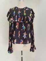 Real silk shirt to picture to process the tailored private booking lady shirt small-shirt small batch production