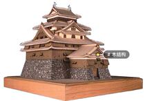 Japanese diy hand-assembled woodyJoe1 150 Songjiang city mortise and tenon wooden structure model artwork