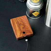 Original Creative Personality Solid Wood Business Custom Logo Gift Charging Bao 10000 MAh Fast Charging Mobile Power