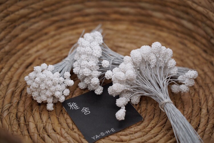 Japan Import Iron Wire Royalle Ball Bubble Flower Pistachio Flowers Hearts Flower Hot Flowers DIY Handmade Dyed Bum Materials