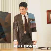 (VBC)2021 new imported dark gray double stripe men casual business slim wool suit suit suit