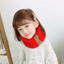 Autumn and winter warm group explosive men and women handmade knitted childrens scarf wool collar pure ribbon scarf
