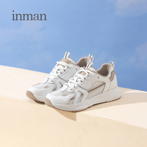 Inman womens shoes long Forrest Gunn shoes womens 2021 summer new color retro thick-soled sports casual shoes ins tide