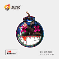 Luggage stickers Tide brand logo waterproof suitcase stickers personalized skateboard surfboard computer guitar stickers