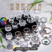 Candlestick Lights for Buddha Liquid Butter Liquid Butter Light Crystal High Foot Lotus Butter Lamp Wholesale