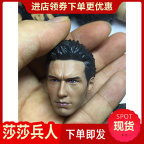 1 6 soldiers head carving Spider-Man Green Man head carving James Frank male head carving non-HT spot