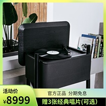 Hey yo HYM-Root vinyl record player Bluetooth speaker LP phonograph solid wood retro record player living room audio