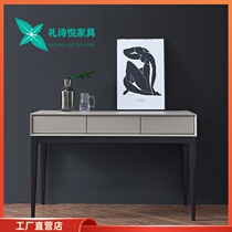 Italian minimalist dresser Multi-function bedroom storage dressing table Modern Nordic light luxury home study computer desk