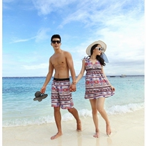 Special promotions beach su gan ku couple beach pants Korean quick-drying summer shorts wu fen ku men beachwear