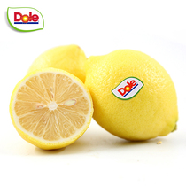Dole yellow lemons 4 pieces of single fruit about 100g fresh seasonal fruit lemons