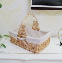 Willow collection basket Basket Basket flower basket Dining Basket Carry-on Basket Shopping Basket Children Toy Basket Weave Basket