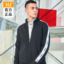 361 sports suit mens 2021 spring and autumn new 361 degree stand collar jacket sweater trousers two-piece sportswear men