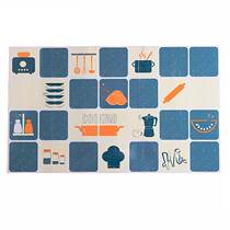 Human Food Kitchen Mosaic Self-Sticking Anti-Oil Sticker Hearth Cartoon Aluminum Foil High Temperature Resistant Anti-Oil Stick Tile Anti