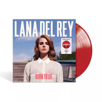 Scheduled Thunder Sister Lana del Rey Børn to Die Red Gel LP Black Gum Record Limited