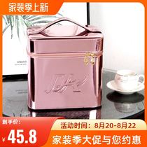 ins hand makeup bag woman high new large capacity portable 2022 face value class senna senna senna casket makeup case