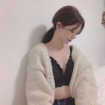  Japanese order Stretch lace seamless rimless vest underwear bra