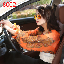 Driving sunscreen shawl chiffon Cosa learning car high-end Korean shoulder out womens shoulder buds sleeve shoulder scarf