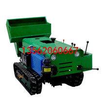 Crawler rotary cultivator ditching and fertilizing back-filling all-in-one field garden management machine multifunctional orchard management machine spot