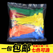 Color sign tie 4*150 tag nylon cable tie with cable tie ma