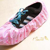 Cute cartoon rainproof shoe cover dustproof and non-slip thick waterproof shoe cover is firm and durable and can be cleaned repeatedly