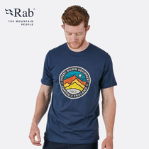 RAB Rui Po Stance mens short sleeves outdoor breathable comfortable lightweight cotton T-shirt 150g QCA-98