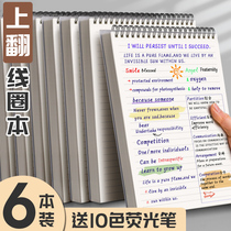 On the winding book B5 thickened notebook simple College student exercise book postgraduate entrance examination square book notepad A5 grid book ins Wind A4 Cornell notebook blank book Lattice book