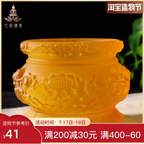 Glass incense burner Incense insert Household sandalwood stove Indoor incense stove for Buddha Lotus incense burner Incense burner Incense burner Buddha