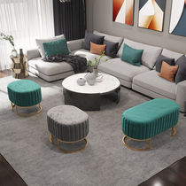 Changing shoes stool Nordic home doorway net red minimalist living-room sofa small stool bedroom bedstool in door long footstool