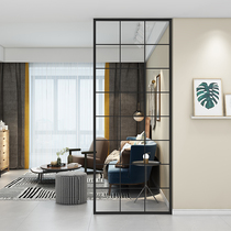 Nordic Mesh Red Iron Art Partition Screen Metal Hollowed-out Living Room Occupancy Shelter Light Extravagant Decoration Simple Minimalist Modern Day