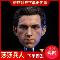 JXtoys 1 6 soldiers Spider-man bug head carving Avengers Alliance spider-man head carving spot