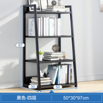 Length 50cm Width 30cm Multi-level Easy Bookshelf Trapezoid Storage Rack Economy Minimalist Home Floor Shelving Shelf