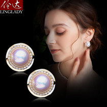 Korean fashion earrings earrings stud simple Atmosphere Resort wind earrings exaggerated big earrings light