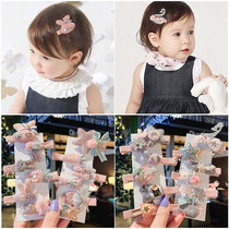 Baby hairclip baby hair card children clip headgear hair less Korean Korean version of foreign style cute princess hair accessories