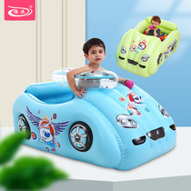 Noo O inflatable amusement car baby ocean ball pool inflatable game house indoor inflatable toy