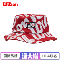 Fila × Wilson Sports Round Hat Fall Winter 2020 Fisherman Hat Fashion Unisex Sun Hat