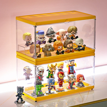 Blind Box Containing Display Shelf Bubble Mater Show Cartridge Light Transparent Dust-Proof Hand Office Doll Containing Box