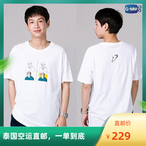 Thai GMM official GUN portrait series Special limited edition T-shirt with silk-screen signature card full paragraph