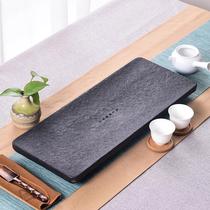 Household Wujin stone tea tray Tea set Whole piece of natural stone tea table Tea sea handmade size stone tray