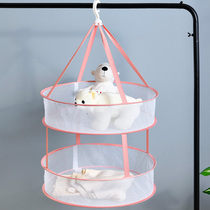 Drying net drying basket drying clothes tiled net pocket household drying socks sweater special drying rack drying net