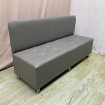 New solid wood leather not storage for changing shoes Bench Hairdresseshop Mall lounge Sofa Stool Training Course Sitting