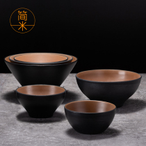 A5 melamine Japanese ramen bowl commercial anti-drop Malatang spicy hot snail noodle restaurant special Bowl bowl big bowl iron glazed pottery